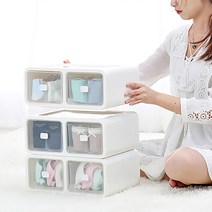 홈리빙 깔끔수납 다용도 블럭형 속옷 양말 서랍정리함 공간 다용도 정리함 바구니 박스 미니 수납장 수납함 다이소 이케아, 2칸정리함, 쿠팡 본상품선택