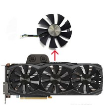 gtx980tiZotac GeForce GTX 980TI AMP 6GB GTX980Ti ARCTICSTORM TITAN X 12GB 용 3pcs 85mm GA91S2H GPU, 02 1pcs