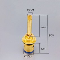세면대 주방수전 욕실수전 세라믹 스풀 믹싱 수도꼭지 1 개 밸브 워터 탭 카트리지 주방 욕실 교체 액세서리, [06] J