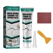 금간타일보수 타일메우기 타일깨진곳보수 타일보수제 줄눈 시공 마감 석고보드 메꾸미 1PC, White
