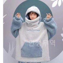 남녀 커플 상어 오버핏 뉴똥 후드티 rx-067