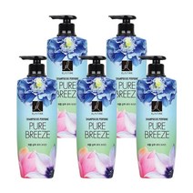 오래가는향 엘라스틴 퍼퓸 퓨어브리즈 샴푸 600ml 9개