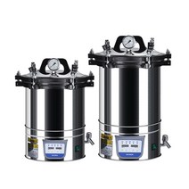 레토르트 살균기 스테인레스 멸균기 고압 증기 소형, 8L 두꺼운 유형 (대용량 및 디지털형 문의)