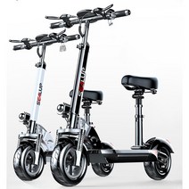 좌식킥보드 앉아서타는 전동킥보드 전기 바퀴큰 퀵보드 배달 출퇴근, 36V 블랙/ 40-50km