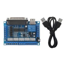 자동차 실내 부품 교체스테퍼 드라이버 컨트롤러 mach3 용 5 축 CNC 브레이크 아웃 보드 1 개, 한개옵션0