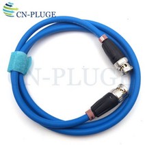BNC 플러그-BNC 플러그 SDI 피그 테일. 카메라 RF 동축 케이블 Canare LV-61S 75ohm 비디오 신호 전송 라인, 03 blue_02 30CM