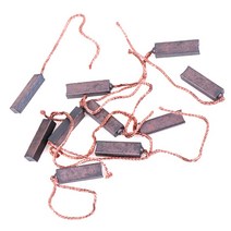 10Pcs 카본 브러쉬 와이어 리드 발전기 일반 모터 브러시 교체 4.5x6.5x20mm, 한개옵션0