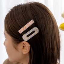 자개헤어핀 레진공예재료 UV레진아트키트세트, 레진아트 헤어핀 DIY UDPRA0010