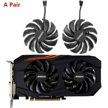 컴퓨터 부속 기가 바이트 AORUS Radeon RX 570 580 4G 비디오 카드 RX570 RX580 그래픽 쿨러 팬 88MM GPU 냉각 교체, [03] 2pcs, 03 2pcs