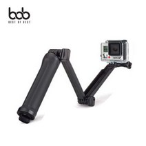 bob 고프로 8 7 6 5 호환 3Way 모노포드 3단 셀피스틱, 3Way_셀피스틱_블랙