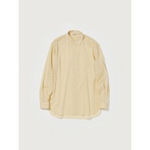 오라리 HARD TWIST FINX ORGANDY SHIRT 라이트 옐로우 샴브레이