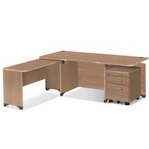 에스앤케이퍼니처 마스터책상 사무용책상 팀장책상 오피스가구(지방택배불가), W1800×D800×H720:아카시아