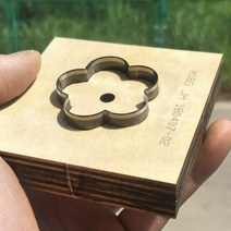 심플 꽃잎 칼 금형 다이 커팅, 기본 칼날 25mm