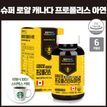 캐나다 이산화규소 없는 프로폴리스 앤 아연 하루 권장량 함유 면역균형 복합항산화제 영양제