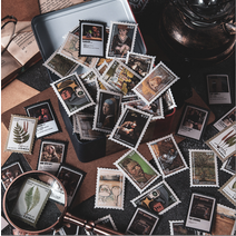 EA 옛날 빈티지 우체통 다꾸 우표 꾸미기 스티커 [C|N WS19008A +FF23], 빈티지숫자