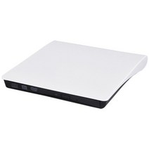 cd리핑 리핑기 cd dvd플레이어 odd 외부 드라이브 usb 3.0 프리미엄 protable usb rom +-rw 광학 드라이브 플레이어 리더기 버너, 하얀