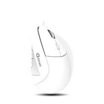 QSENN M310 유선 버티컬 마우스, 화이트