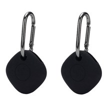 삼성 갤럭시 스마트태그 위치추적기 호환 키링 보호케이스 (2P), 블랙