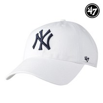 47브랜드 47브랜드 뉴욕양키스 빅로고 MLB 남자 여성 엠엘비 볼캡 야구 모자 B-RGW17GWS-WHA