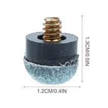 카본큐풀큐 팁 가죽 당구 교체 팁 20 개, 01 1.3x1.2cm
