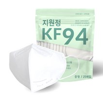 지원정 KF94 새부리형 중형 25매입 3팩 75매 귀안아픈마스크 숨쉬기 편한 벌크