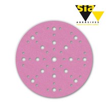 시아 정품 1950 샌드페이퍼 6인치 48홀 220방 100장 샌딩사포 벨크로 디스크