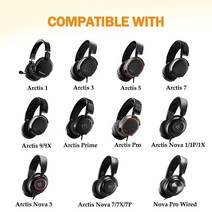 Fadmew Arctis 7/5/3 이어패드 쿨링 젤 9X 이어 쿠션 SteelSeries 1/3/5/7/9X/Pro/Prime Nova 7/7X/7P 1/1P/1X 3/Nova