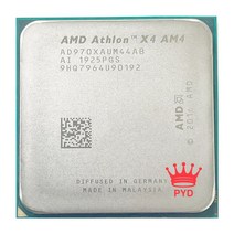 CPU 컴퓨터씨피유AMD Athlon X4 970 X4-970 3.8 GHz 쿼드 코어 스레드 L2 = 2M 65W AD970XAUM44AB 소켓 AM4, 한개옵션0