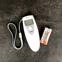 휴대용 음주측정기 가볍고 간편한 알콜테스터 배터리 포함, 단품