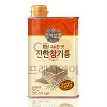 백설 진한 참기름 (500ml)