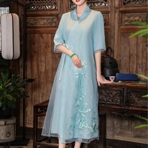 철릭원피스 여성 생활한복 원피스 퓨전 개량 한복 봄 여름 a3