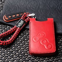 [KT알파쇼핑]올뉴SM5 스마트키지갑케이스 천연가죽 키지갑, GT 르노구형 레드_W24EBD8