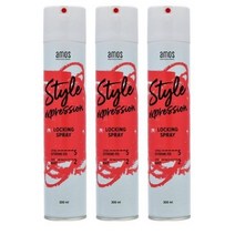 아모스프로페셔널 스타일익스프레션 락킹 헤어스프레이, 300ml, 3개