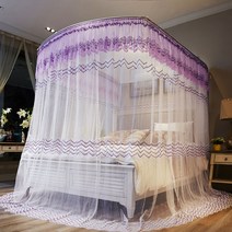 침대 모기장 캐노피 프레임 사각모기장 대형모기장 200x220 PP