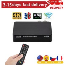 위성 TV 수신기 4k 울트라 hd 1080p 디지털 dvb-t2 박스 미니 다기능 pvr timeshift 용 셋톱 ​​박스 미디어 플레이어, 미국 플러그