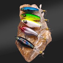 프로펠러 미노우 루어 68mm 85mm 플로팅 미노우, #1