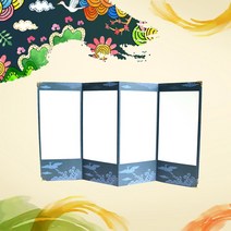 더조은키즈 (5명용)미니병풍 만들기(무화) 아동미술 미술재료 유치원, 한글문양