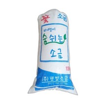 신안꽃소금 15kg 자연이 숨쉬는 소금, 4개