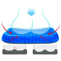 에그시터 여름 젤리 쿨 쿠션 방석 벌집 통풍 시트