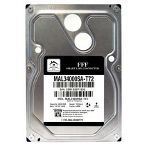 [SATA 케이블 증정] 3.5인치 하드디스크 4TB 에프쓰리 HDD SATA3 7200RPM 64MB 4테라, MAL34000SA-T72