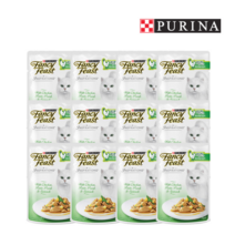 퓨리나 팬시피스트 인스퍼레이션 닭고기 파스타 시금치 70G 12팩, .