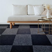 나마스펫 반려동물 논슬립 미끄럼 방지 매트, 다크그레이15p +블랙15p