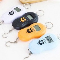 휴대용 디지털 미니 손저울 여행용 전자저울 캐리어 저울 측정 최대 10g~50kg, 블루(10G-50KG)