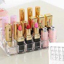 아크릴 투명 소품정리함 화장품 립스틱 칸칸정리함 여성용 화장대 책상정리 수납함, 08