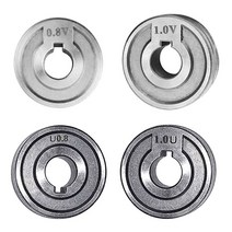 용접 피더 롤 V U nurl 그루브 0.6mm 크기 강철 알루미늄 플럭스 코드 와이어 Mig, 03 1