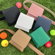 플레이버디 사각 골프공 벨트백 볼파우치 볼주머니 힙색 여성골프웨어 (6 color), 그린