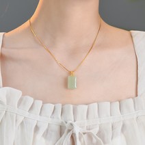 ANYOU 와다타마 목걸이 여자목걸이 펜던트 디자인 쇄골 체인