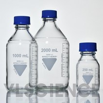 (JLS) 실험실용 샘플병 다용도 랩바틀 (GL45) Laboratory Lab Bottle 기본형 실험실용바틀 메디아병 샘플병 샘플보관용기 Media Bottle, 500ml 1개
