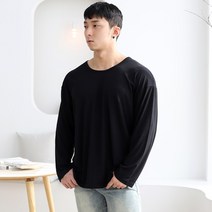 보스트핏 오버핏 U넥 긴팔티셔츠