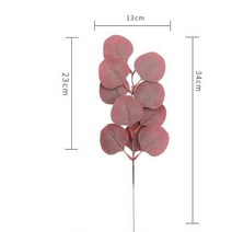 스테디 캠 카메라 봉 모노포드 삼발이 시뮬레이션 유칼립투스 나뭇 사진 촬영 식 배경, 04 34cm Red